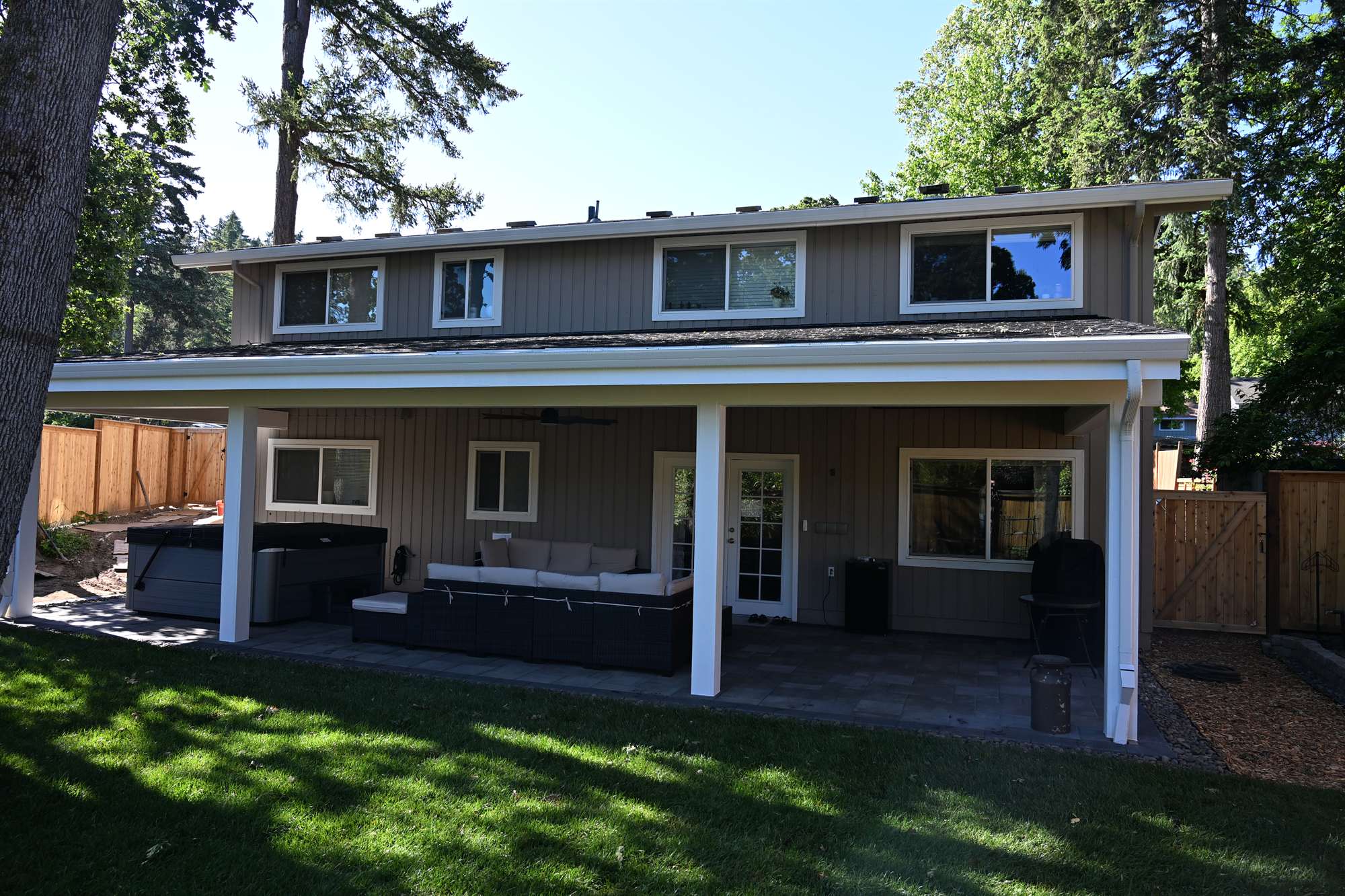 Roof-Covered Patio & Yard · Beaverton, OR, after